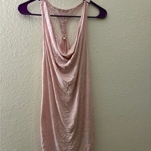 Studio Y Pink Draped Tank Top
